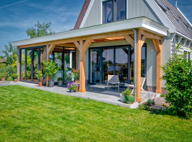 Luxe tuinkamer 2 Open luxe tuinkamer